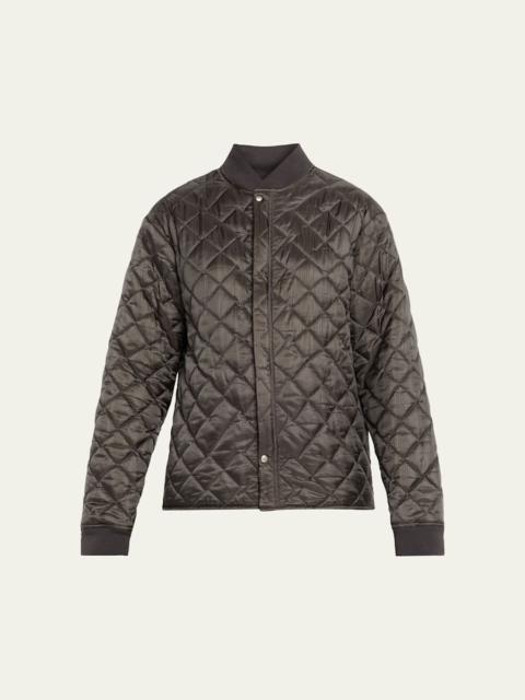 Maison Margiela Quilted Sweat Bomber Jacket