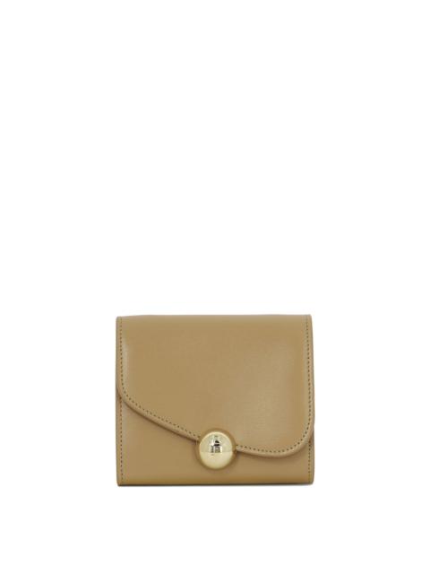 Wallet With Chain Wallets & Card Holders Beige