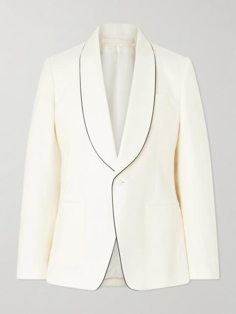 LARDINI Soirée Virgin Wool-Blend Tuxedo Jacket