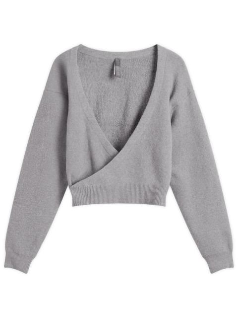 SKIMS SKIMS Textured Knit Crop Cardigan