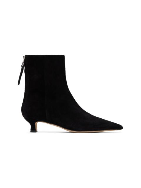 Aeyde Black Zoe Suede Boots