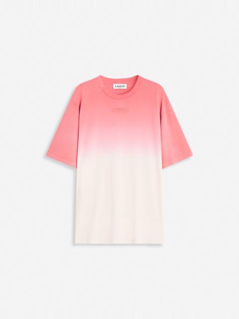 Lanvin STRAIGHT FIT T-SHIRT WITH A GRADIENT EFFECT