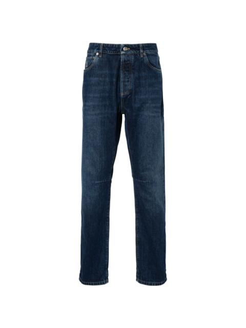 Brunello Cucinelli mid-rise slim-fit jeans