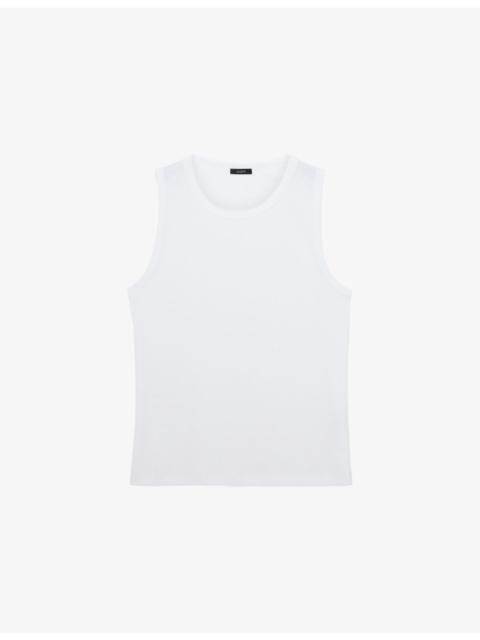 JOSEPH The Jersey Rib Round-Neck Stretch-Cotton Tank Top