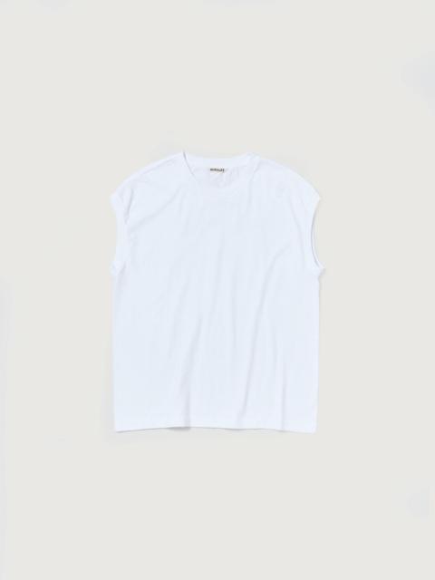 AURALEE SEAMLESS CREW NECK SLEEVELESS