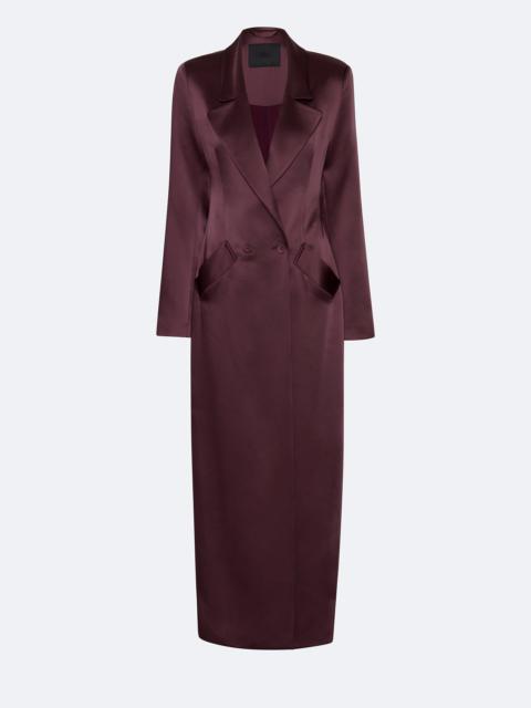 LAPOINTE Satin Double Breasted Coat