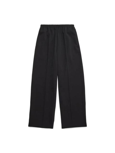 BALENCIAGA Balenciaga Elastic Waist Straight Leg Pants 'Black' 743903TNT391000