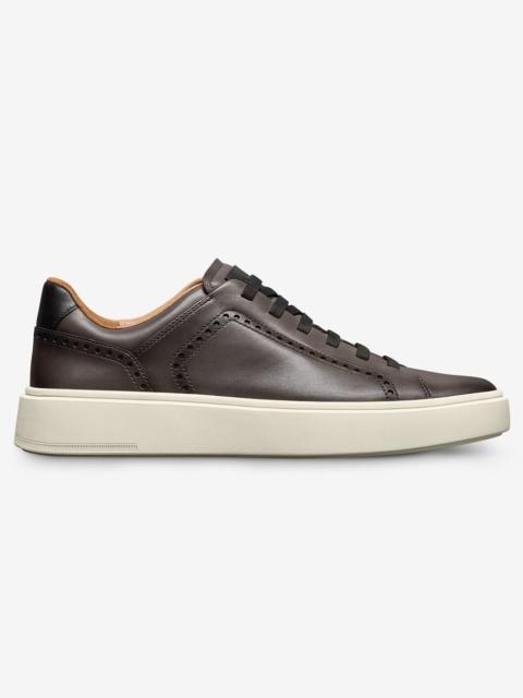 ALLEN EDMONDS Oliver Slip-on Stretch-lace Brogue Sneaker