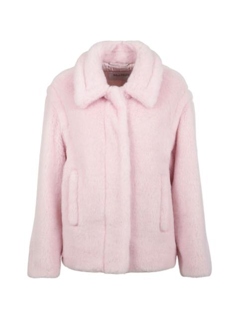 Max Mara classic collar teddy jacket