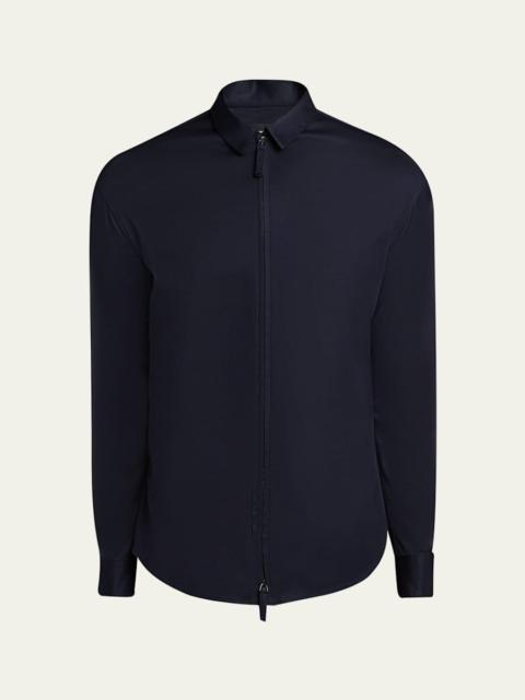 Men's Cotton Full-Zip Overshirt