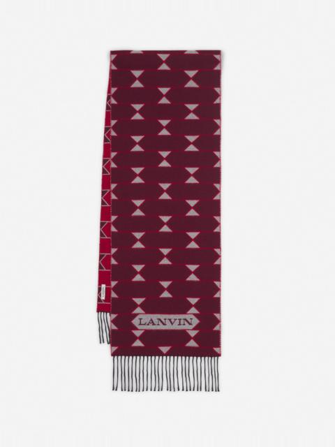 Lanvin TWO-TONE WOOL SCARF