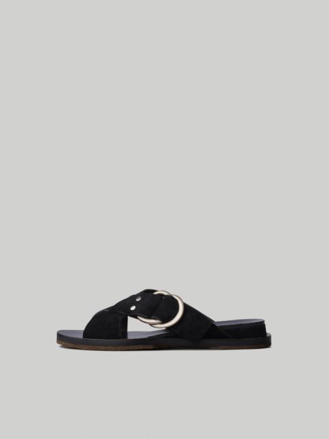 【RAG & BONE】beau buckled suede スライド Rag & Bone Beau Suede Buckle Slide Sandals | Neiman Marcus