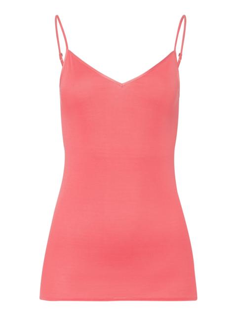 HANRO Cotton Seamless V-Neck Cotton Camisole