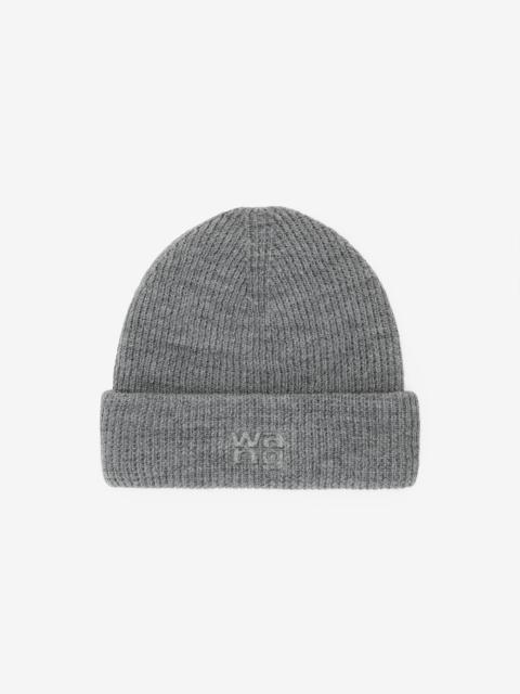 Alexander Wang Logo beanie in compact deboss