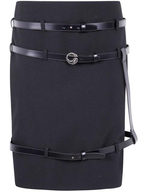 COPERNI Introducing the 'MULTI BELT SKIRT' from the prestigious brand COPERNI, this exquisite piece in the s