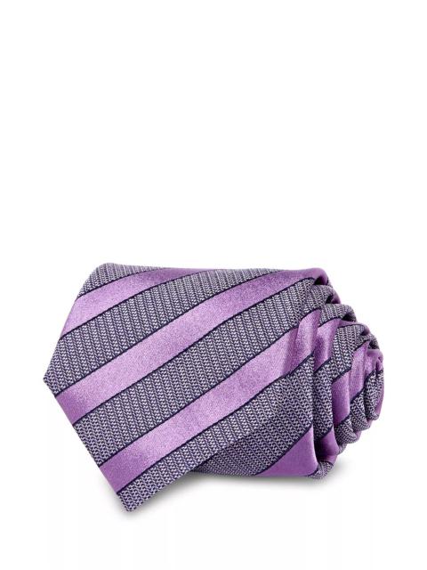 Diagonal Stripe Silk Classic Tie