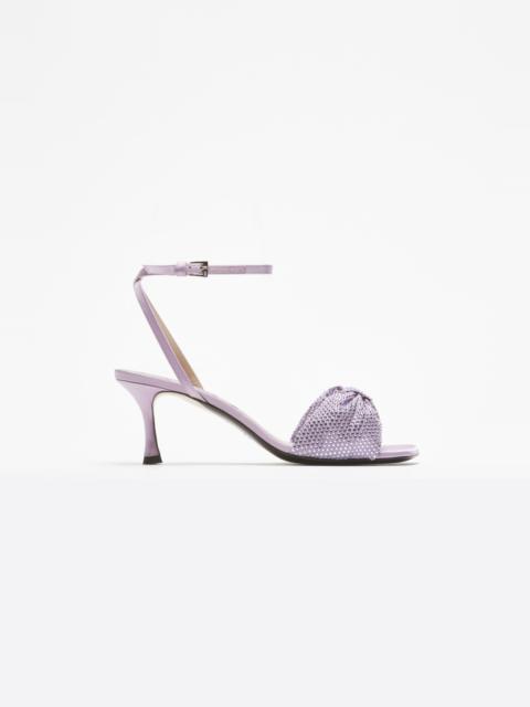 N°21 CRYSTAL BOW-EMBELLISHED SANDALS