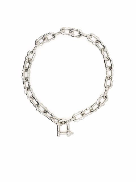Parts of Four Charm Chain choker necklace