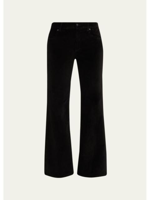 KOBI HALPERIN Ruby Straight-Leg Stretch Cotton Pants