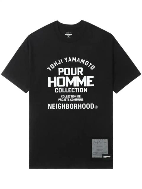 Yohji Yamamoto x Neighbourhood slogan-print T-shirt