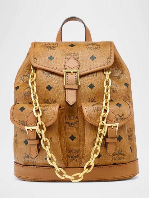 MCM Aren Mini Visetos Backpack