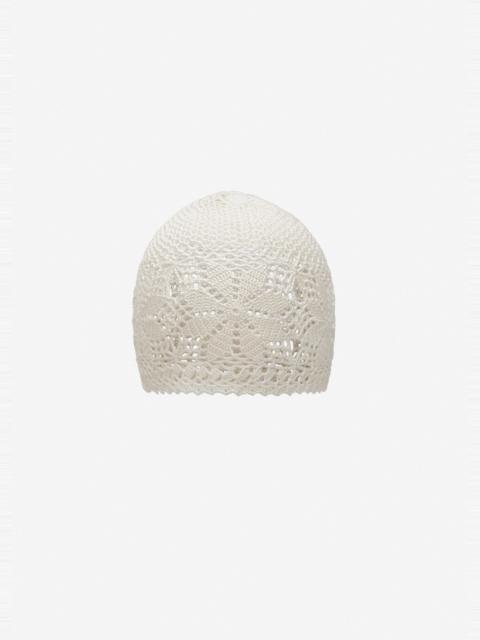 MAGDA BUTRYM Crochet beanie in cream