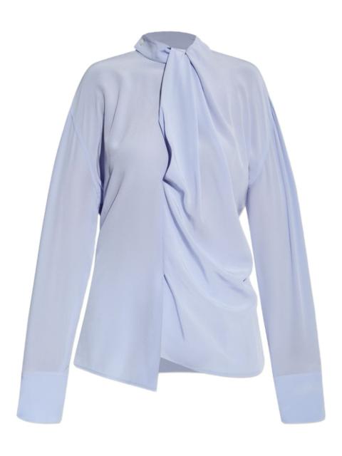 Victoria Beckham draped silk blouse