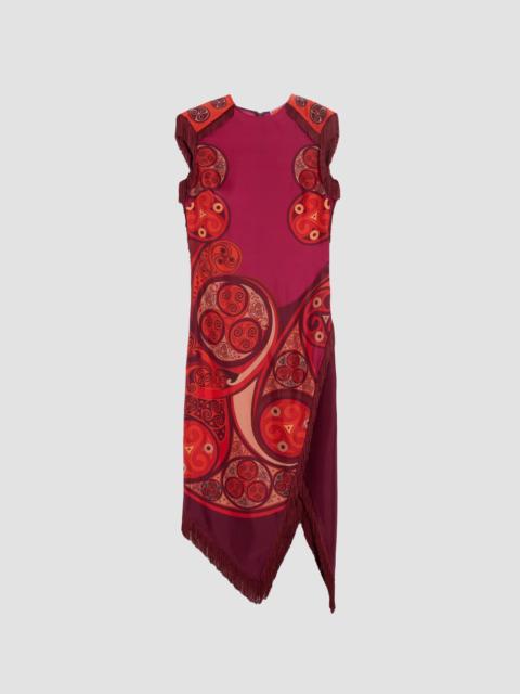 La DoubleJ Women's Scarf Dress - Alchemy Dark Red
