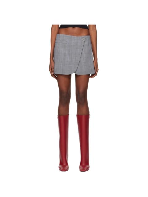 COPERNI Gray Tailored Miniskirt