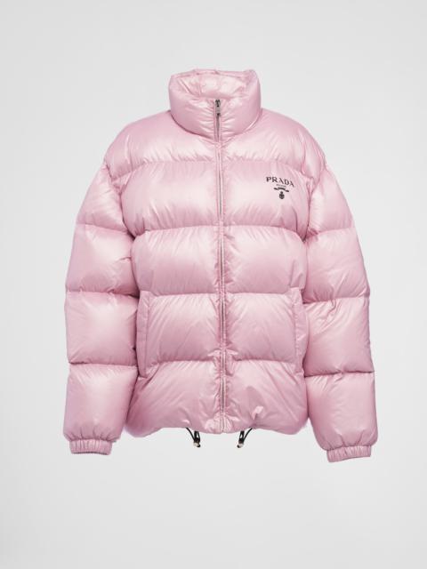 Prada Re-Nylon hooded down jacket