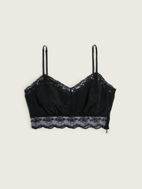 Simone Rocha Lace Trim Negligee Bralette
