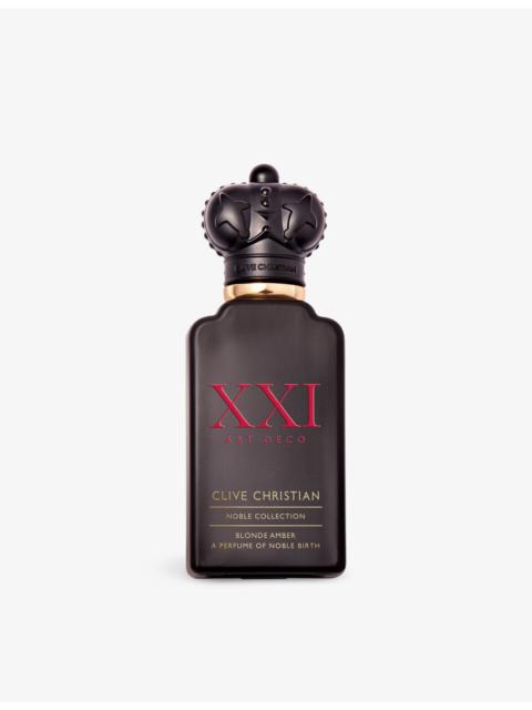 CLIVE CHRISTIAN Noble Collection XXI Art Deco Blonde Amber Perfume 50ml