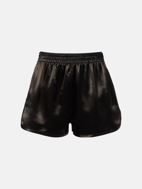PHOEBE PHILO Satin track shorts