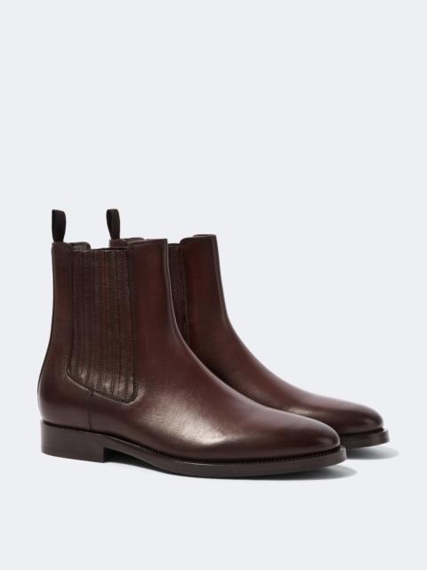 Brunello Cucinelli Leather Chelsea boots