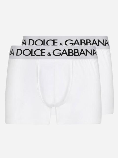 Two-pack cotton jersey boxers
