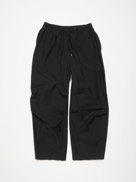 Relaxed fit trousers - Black