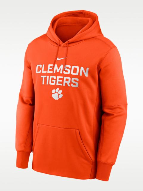 Nike Clemson Team Stacked Men’s Nike Therma College Pullover Hoodie