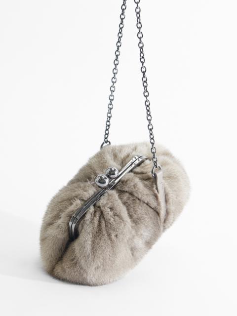 Max Mara PATTY Small mink Pasticcino Bag