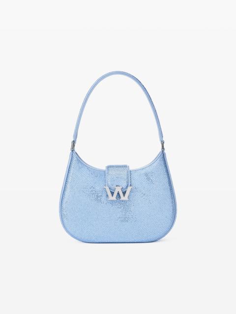 Alexander Wang W LEGACY SMALL HOBO IN CRYSTAL SATIN