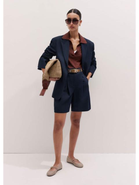 ME+EM Icon Oversized Blazer + Straight Crop Trouser + Tailored City Short