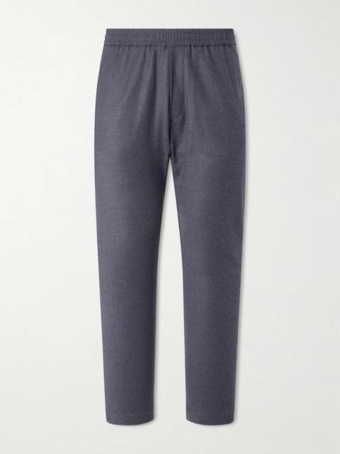 BARENA Bativoga Straight-Leg Wool-Blend Drawstring Trousers