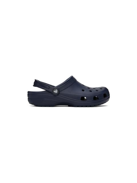 crocs Navy Classic Clogs