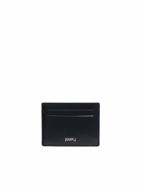 JUUN.J logo plaque cardholder