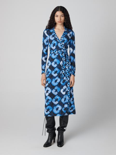 DIANE VON FURSTENBERG Abigail Silk Jersey Midi Wrap Dress