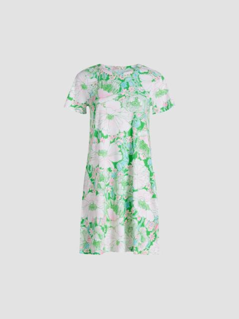 Lilly Pulitzer Women's Floral Cotton Embellished Midi-Dress - Putting Green Poppyland
