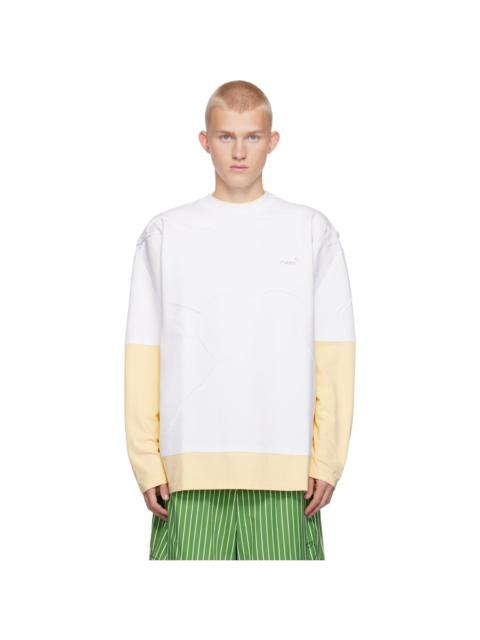 Marni Beige & White Double Layered T-shirt
