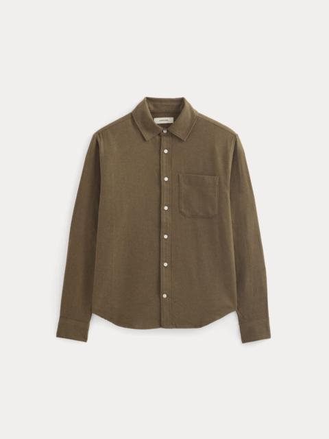 EVERLANE BRUSHED FLANNEL SHIRT