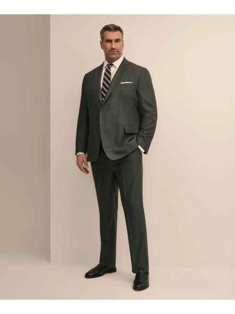 Brooks Brothers Brooks Brothers Explorer Collection Big & Tall Stretch Wool Blend Birdseye Suit Pants