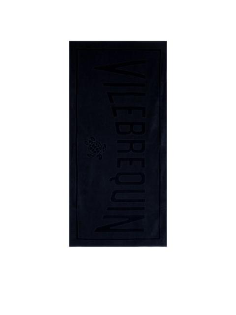 Vilebrequin logo-jacquard bath towel