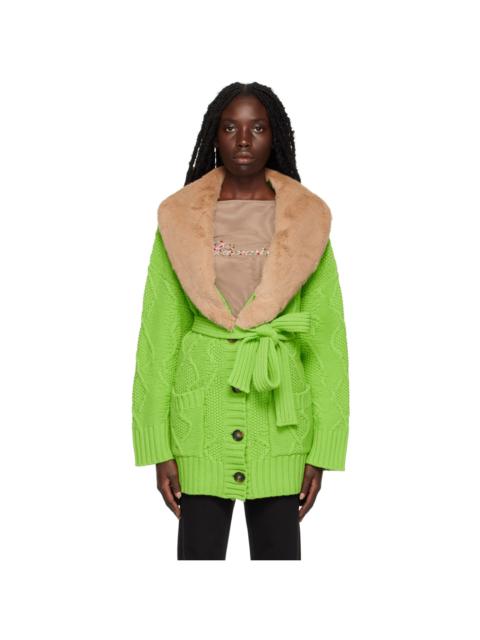 Blumarine Green Heavy Jacket